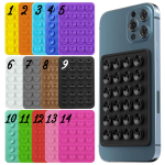 Αυτοκόλλητη βάση κινητού με βεντούζες σε διαθέσιμα χρώματα