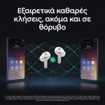 Samsung Galaxy Buds4 Pro White Ασύρματα Ακουστικά με ANC - Image 5