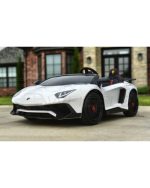 παιδικό ηλεκτρικό αυτοκίνητο Lamborghini 24V λευκό διθέσιο