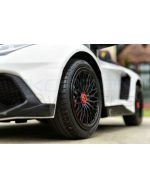 παιδικό ηλεκτρικό αυτοκίνητο Lamborghini 24V λευκό διθέσιο