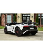παιδικό ηλεκτρικό αυτοκίνητο Lamborghini 24V λευκό διθέσιο
