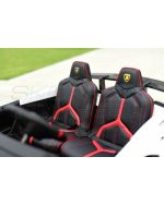 παιδικό ηλεκτρικό αυτοκίνητο Lamborghini 24V λευκό διθέσιο
