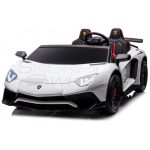 παιδικό ηλεκτρικό αυτοκίνητο Lamborghini 24V λευκό διθέσιο