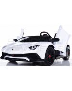 παιδικό ηλεκτρικό αυτοκίνητο Lamborghini 24V λευκό διθέσιο