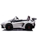 παιδικό ηλεκτρικό αυτοκίνητο Lamborghini 24V λευκό διθέσιο