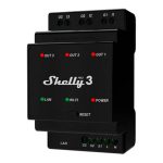 Shelly Pro 3 WiFi/LAN Ρελέ DIN Rail 3 Καναλιών Smart Home