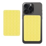 Βεντούζα Σιλικόνης Διπλής Όψης Sonique για Κινητό (Universal) - Κίτρινο