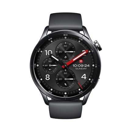 Xiaomi S5 Black SmartWatch με κάσα από ανοξείδωτο ατσάλι και λουράκι FKM