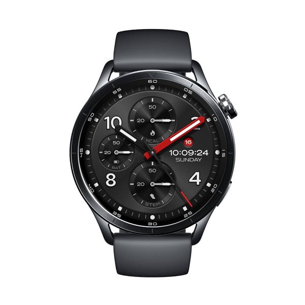 Xiaomi S5 Black SmartWatch με κάσα από ανοξείδωτο ατσάλι και λουράκι FKM